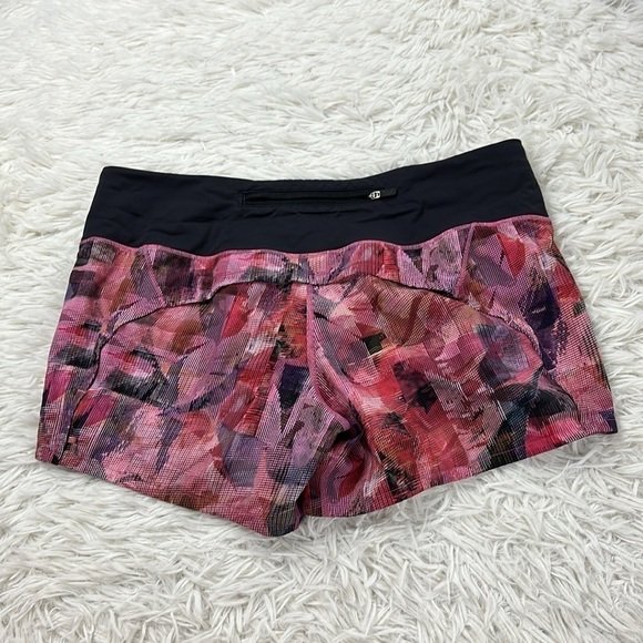 Lululemon Run Times Short II *4" Sun Dazed Multi Pink / Super Dark - Picture 3 of 5